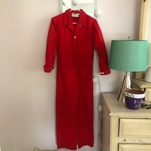 Big Bud Press Everyday Jumpsuit Mustang Red XS